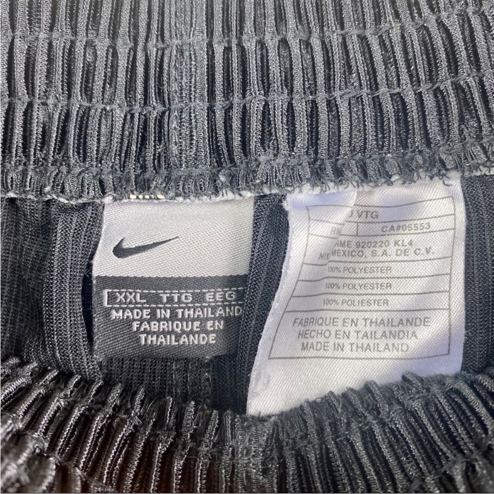 Nike oversize button up black & white athletic pants men’s XXL - Picture 5 of 5